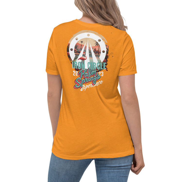 Women's Palms Orange Tee
