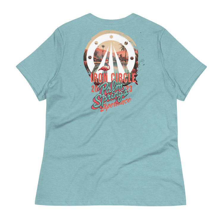 Women's Blue Palms Tee